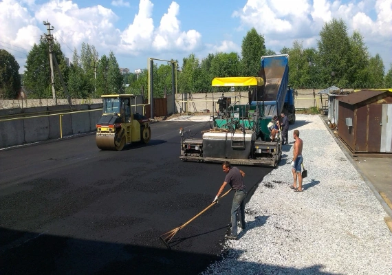 Устройство автодорог в Пенино и Новомосковском районе